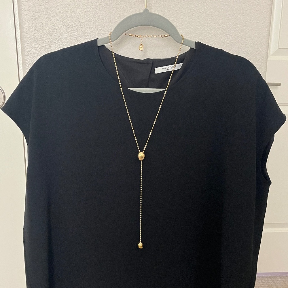 Uno de 50 18 carat gold plated necklace